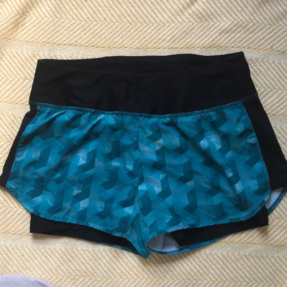 Modetta Athletic shorts with bike shorts built in.